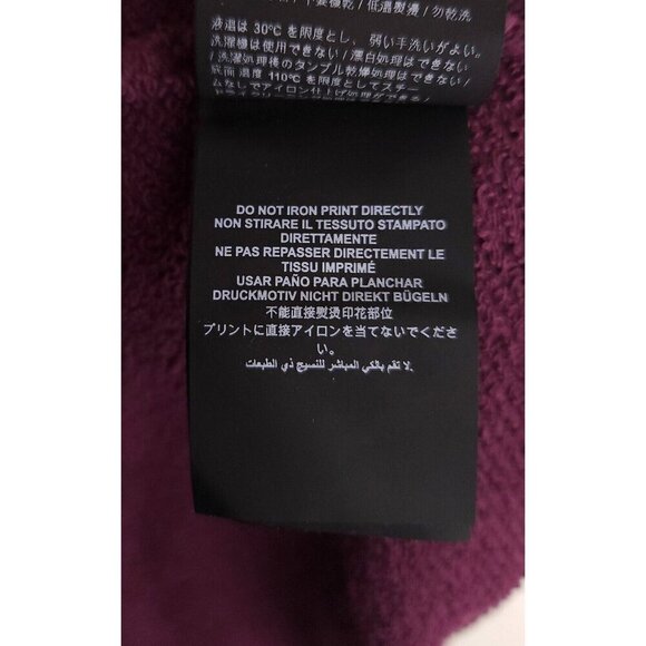 Palm Angels Teddy Bear Print Sweatshirt L Mens Plum - Picture 14 of 16